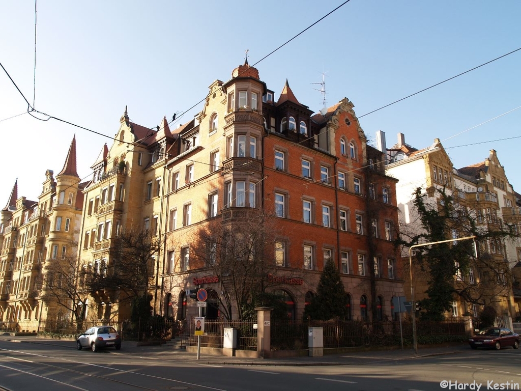 Bürgerhäuser an der Pirckheimer Straße